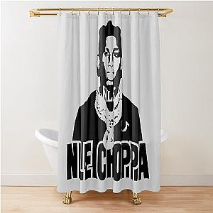 NLE Choppa rapper designs  Shower Curtain