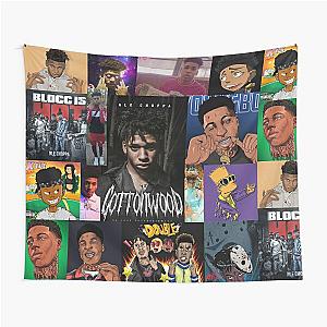 NLE Choppa Collage Tapestry