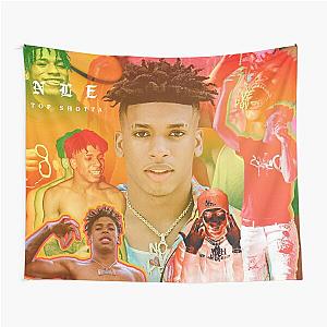 NLE Choppa -  From Dark to Light Collage Tapestry