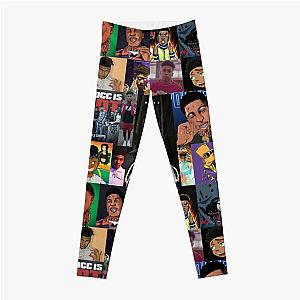 NLE Choppa Collage Leggings