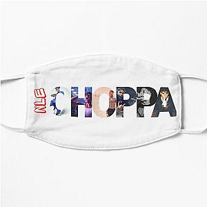 nle choppa essential t shirt - sticker Flat Mask