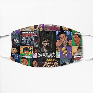 NLE Choppa Collage Flat Mask