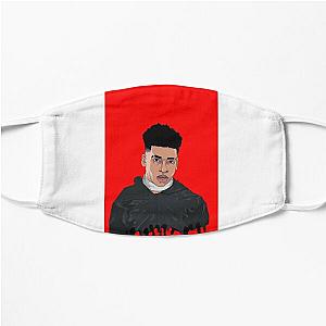 red nle choppa Flat Mask