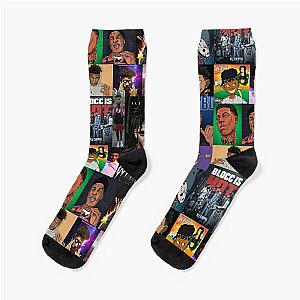 NLE Choppa Collage Socks