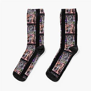 nle choppa Collage Socks