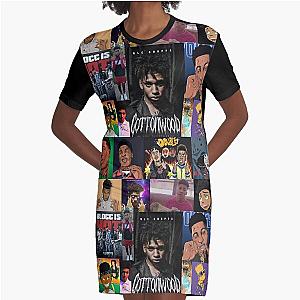 NLE Choppa Collage Graphic T-Shirt Dress