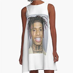 NLE Choppa Mugshot A-Line Dress