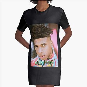 NLE Choppa Graphic T-Shirt Dress