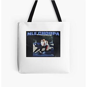 NLE Choppa Gear Merch, NLE Choppa New Rap All Over Print Tote Bag