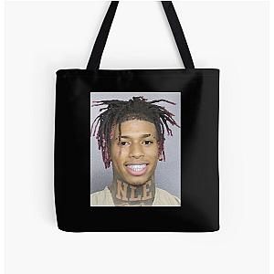 NLE Choppa Mugshot  All Over Print Tote Bag