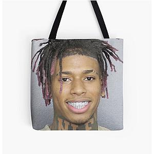 NLE Choppa Mugshot All Over Print Tote Bag