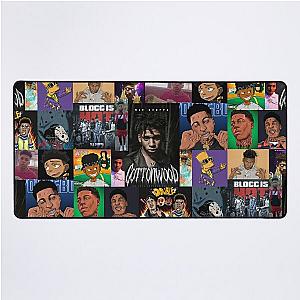 NLE Choppa Collage Desk Mat