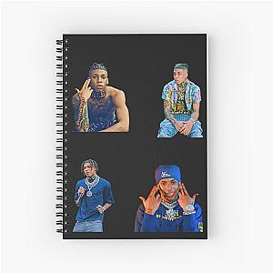 NLE Choppa Hi-Def Paint Effect Sticker Set  T Shirt Spiral Notebook