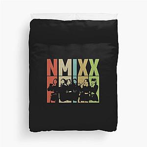 NMIXX Colorful Retro silhouette Duvet Cover