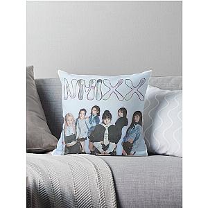 NMIXX Throw Pillow