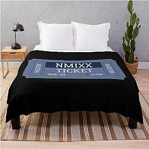 Nmixx Ticket Throw Blanket