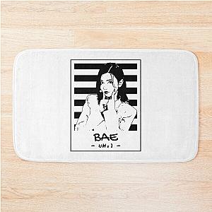 NMIXX Bae Silhouette Black and White Bath Mat