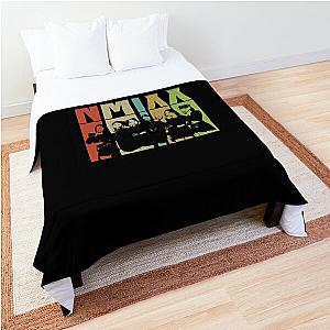 NMIXX Colorful Retro silhouette Comforter