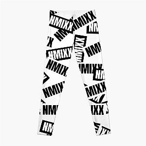 NMIXX Black White Leggings