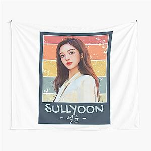 NMIXX Sullyoon Retro Animated Tapestry