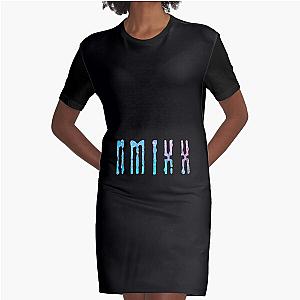 NMIXX (엔믹스) Kpop logo Graphic T-Shirt Dress