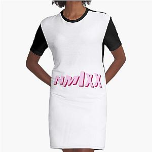 NMIXX Graphic T-Shirt Dress