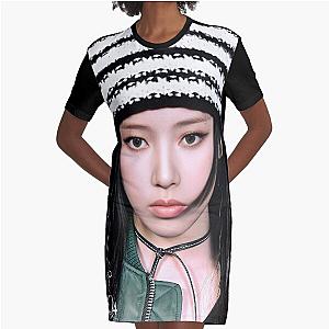 JIWOO nmixx (KPOP) Graphic T-Shirt Dress