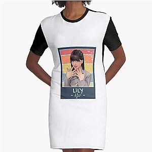 NMIXX Lily Retro Animated Graphic T-Shirt Dress