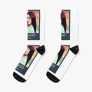 NMIXX Jiwoo Retro Animated Socks