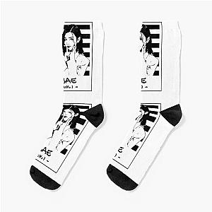 NMIXX Bae Silhouette Black and White Socks