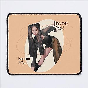 Nmixx Jiwoo "Ad Mare" O.O pure white polaroid pack logo Mouse Pad