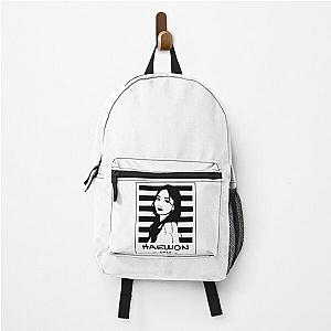 NMIXX Haewon Silhouette Black and White Backpack