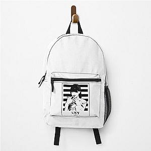 NMIXX Lily Silhouette Black and White Backpack