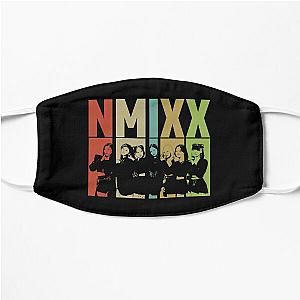 NMIXX Colorful Retro silhouette Flat Mask