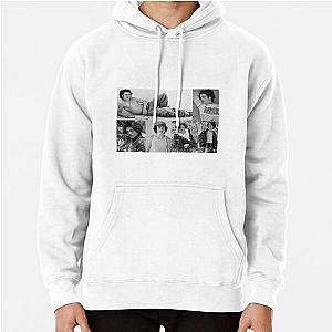 Black and White Noah Jupe Collage  Pullover Hoodie