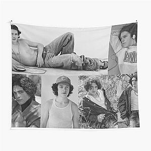 Black and White Noah Jupe Collage  Tapestry