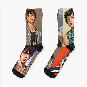 Noah Jupe Collage 3 Socks