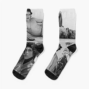 Black and White Noah Jupe Collage  Socks