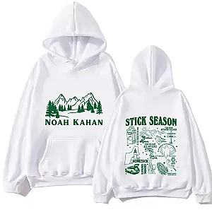 Noah Kahan Stick Season 2024 Mountain Pullover Hoodie