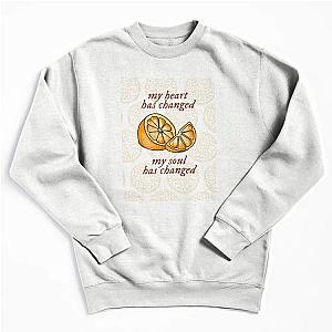 Noah Kahan orange juice my heart has changed Pullover Sweatshirt