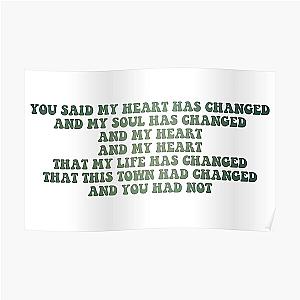 Orange Juice Lyric Sticker - Noah Kahan Poster RB1508