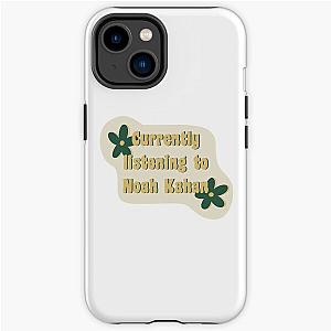 Currently Listening to Noah Kahan with Green Flowers iPhone Tough Case RB1508