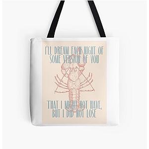 noah kahan stick season lyric print  All Over Print Tote Bag RB1508