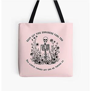 Noah Kahan, Call your mom, stick season. Don't let this darkness fool you All Over Print Tote Bag RB1508