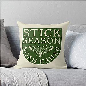 Noah Kahan Stick Season Badge | Green Throw Pillow RB1508