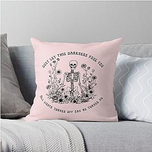 Noah Kahan, Call your mom, stick season. Don't let this darkness fool you Throw Pillow RB1508