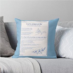 You're gonna go far, Noah Kahan, Stick season lyric poster Throw Pillow RB1508