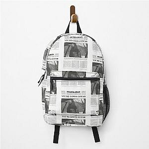 Noah Kahan Retro Newspaper Backpack RB1508