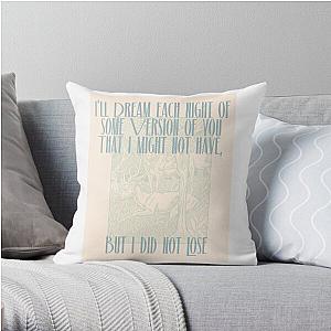 noah kahan stick season lyric print  Throw Pillow RB1508