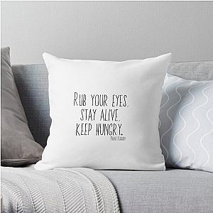 Noah Kahan Young Blood Lyrics Throw Pillow RB1508